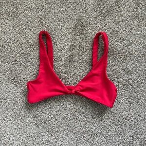 Skatie Swimwear Women’s Red Penny Swimsuit Bikini Top